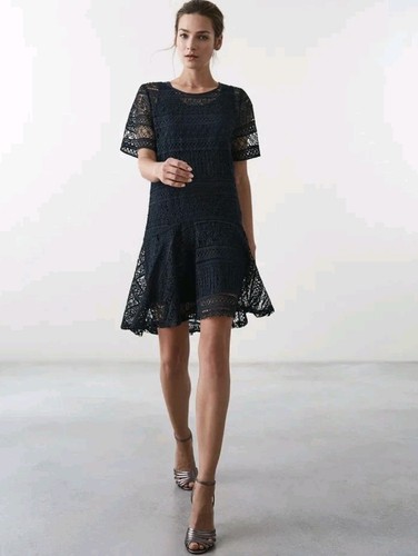 Reiss linda lace shift dress - lace,