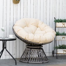 360 swivel rattan papasan - 360°,