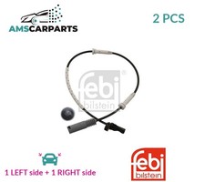 ABS WHEEL SPEED SENSOR PAIR FRONT 37466 FEBI BILSTEIN 2PCS NEW OE REPLACEMENT