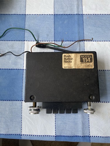 Motorola push button radio - push,