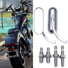 CHROME Motorcycle Rear View