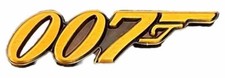 JAMES BOND PIN BADGE 007