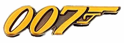 James bond pin badge - james,
