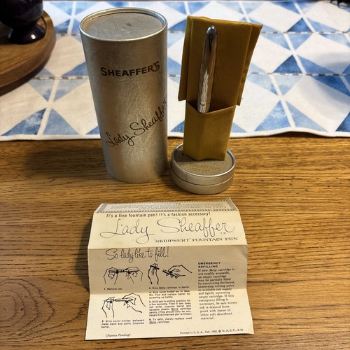 Lady sheaffer silver red - sheaffer,