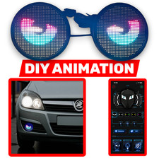 Custom Devil Eyes LED Fog Light Kit 3" 90mm Bluetooth RGB 12v for BMW
