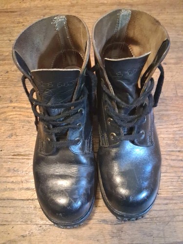 German army short boots - w.,