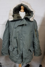 Parka Extreme Cold Weather N-3B Military Jacket/Coat Size M
