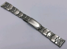 Vtg 1950s Rolex WAB Rivet Expanding 17mm Lug St/Steel 6" Gents Bracelet Strap GB