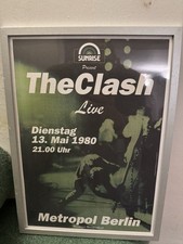 The clash framed poster print - the,