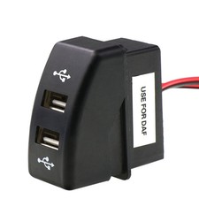 2X(Car Dual USB  5V 2.1A Car