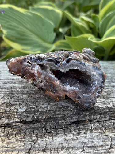 Large druzy agate - large, geode-