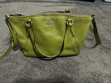 Mini Coach Kelsey Satchel Green
