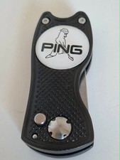 Black metal golf pitchmark