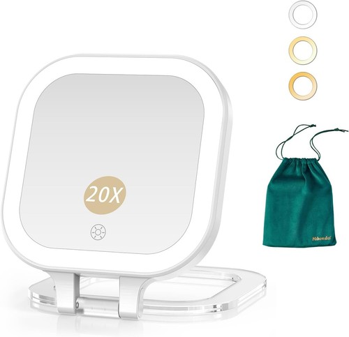 20x magnifying mirror with - 1x/20x,