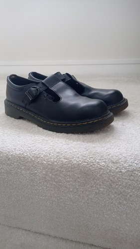 Martens black leather - dr,