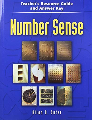 Number sense teacher s - sense,, teacher´s