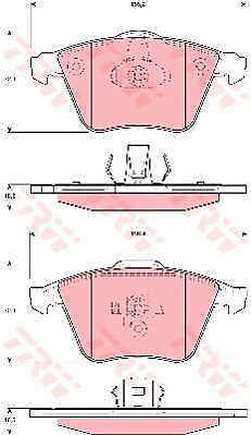 Brake pad set disc - pad, set,