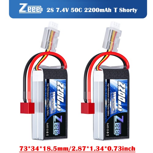 Zeee 2200mah 2s lipo - 2200mah,