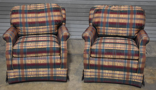 Pair ethan allen club - pair,