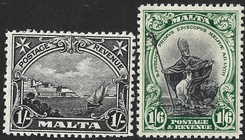 Malta 1930 kgv part - part, set