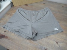 Men's grey lycra gymnastics shorts by CK leotards, size 40", little used