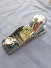 Adjustable Throat Block Plane Knuckle Joint Lever Cap Vintage Record No: 018