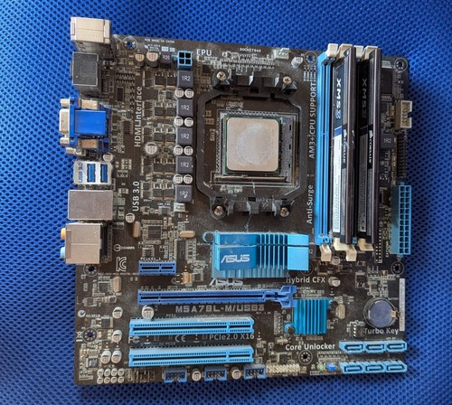 Tested working amd mobo cpu - tested,