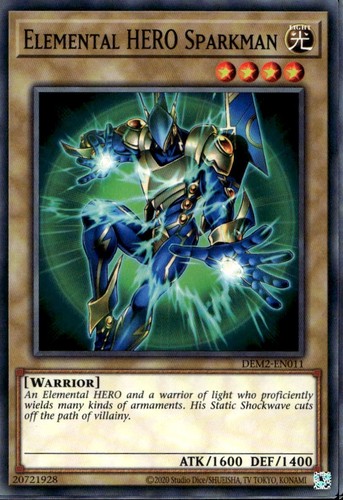 Elemental hero sparkman demo - elemental,