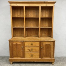 Victorian pine welsh dresser - pine,