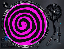 Hot Pink Spiral Tribe Swirl
