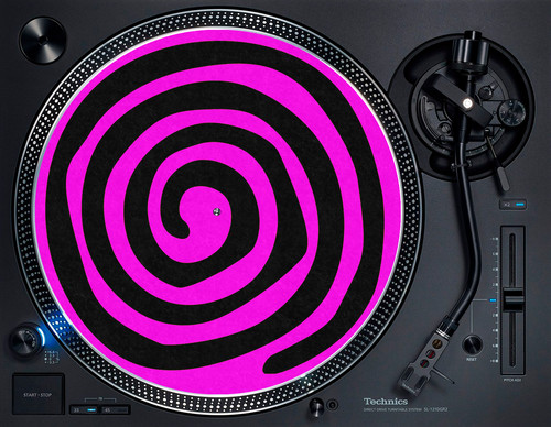 Hot pink spiral - spiral, swirl