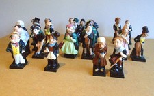 Royal Doulton Charles Dickens figurines: complete/full set of 24, excellent