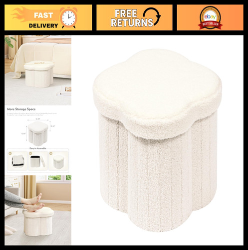 Storage ottoman cube floral - storage,