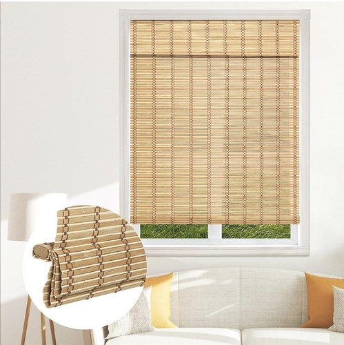 Cordless bamboo blinds 36x64 - cordless,