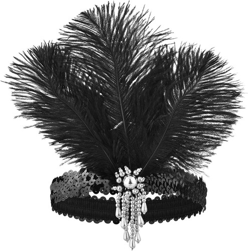 1920s flapper headpiece - flapper, headpiece,