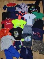 #411? Huge Bundle Of Boys Clothes 5-6years NEXT GEORGE RALPH MINECRAFT NIKE 