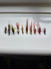 Joblot 10 X Salmon Flys