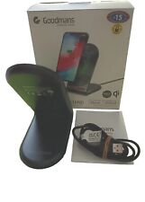 GOODMANS WIRELESS Qi  FAST CHARGING STAND USED IN EXCELLENT CONDITION BOXED