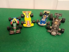2 x Corg F/1 Cars, Surtees TS9][, Lotus JPS,  Matchbox Indy Car,Onyx  Benetton