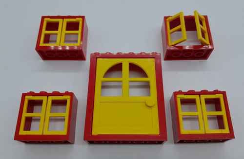 Lego door and windows - lego,