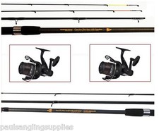 Float & Feeder Fishing Rods Plus  Shakespeare Reels 8 ft Feeder & 12ft Float Rod