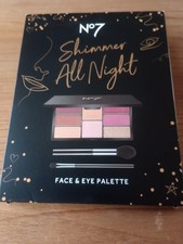 No7 Shimmer All Night Face and