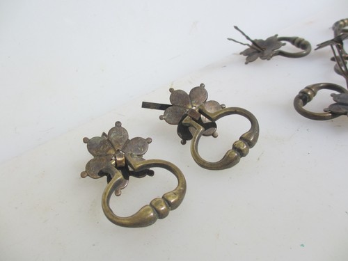 Vintage brass cabinet handles - vintage,