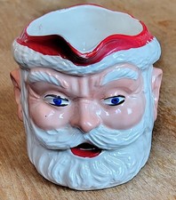 Vintage Bird's Custard 1950s Ceramic Santa Claus Toby Jug Christmas Gravy Xmas