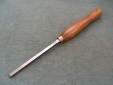 Square ended scraper, woodturning tool by Crown.