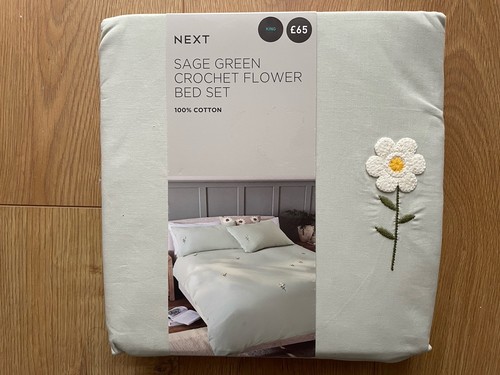 Next sage green - green, crochet