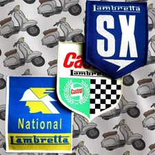 Lambretta Sew On Patches - Set Of 3