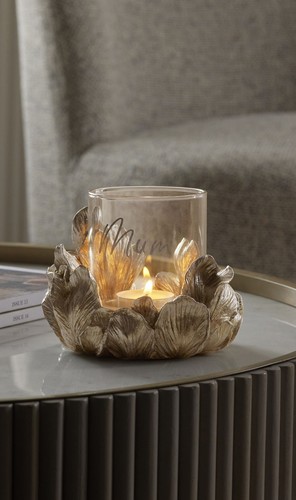 Next silver floral hurricane - silver,