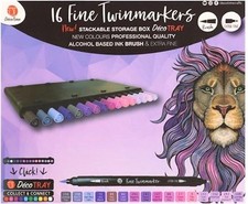 Deco Time 16 Fine Twinmarkers