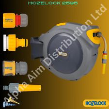 Hozelock 40m Auto Reel - Wall Mounted, Auto Rewind, Nozzle & Fittings Included